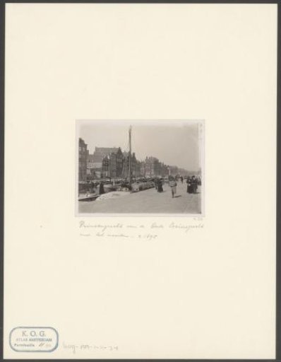 View of the Prinsengracht Seen from the Oude Looiersgracht