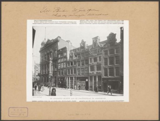 View of Houses to be Demolished on the Paleisstraat