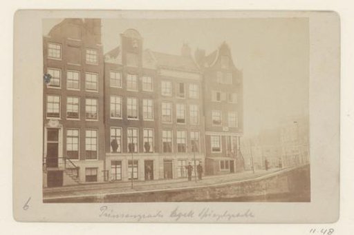 View of the Prinsengracht, corner of the Spiegelgracht