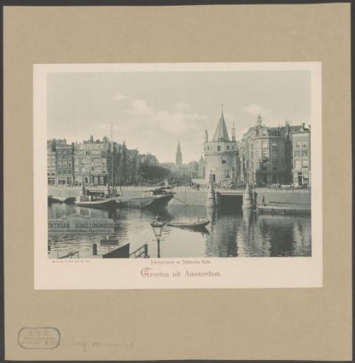 View of the Prins Hendrikkade with the Schreierstoren