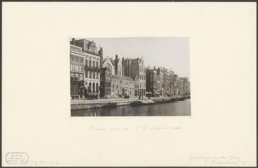 View of the Rokin and the Nieuwezijds Kapel