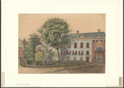View of the house of Mr. Ketjen on the Trapjesschans