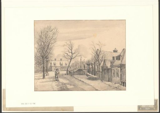 View of the Drilveld, seen from the Schans at the Reguliersgracht