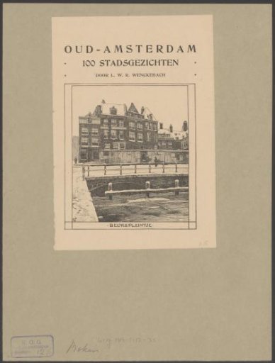 Title page for Oud Amsterdam 100 City Views