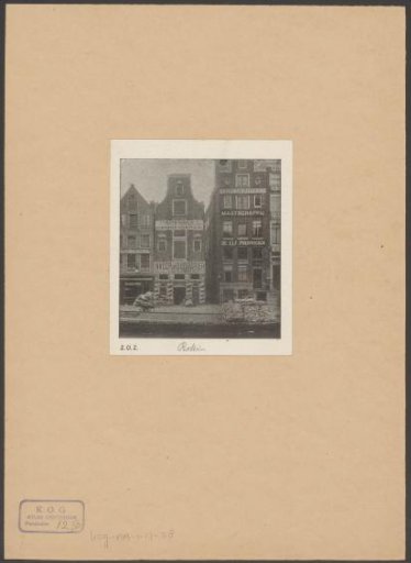 Advertisement card for the Nederlandsche Oudpapier Vernietiging