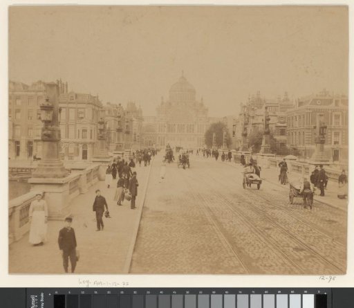 View of the Paleis van Volksvlijt, seen from the Sarphatistraat