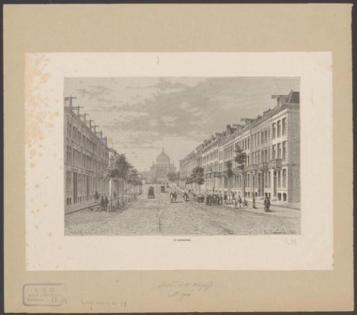 View of the Paleis voor Volksvlijt from the Sarphatistraat