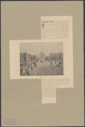 View of the Paleis voor Volksvlijt from the Sarphatistraat