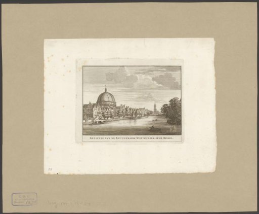 View of the Round Lutheran Church on the Singel