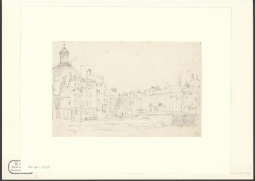 View of the Singel and the dome of the Old Lutheran Church