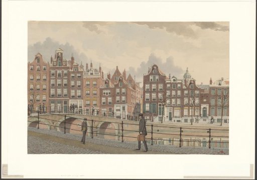 View of the Singel at the Huiszittensteeg