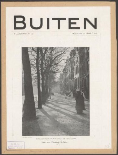 Title page for Buiten 12, 23 March 1912