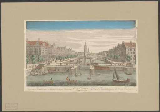 View of Amsterdam from the Oude Schans