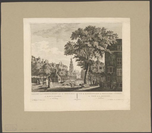 View of the Munttoren from the Koningsplein