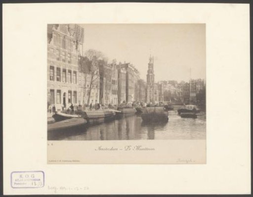 View of the Munttoren from the Singel