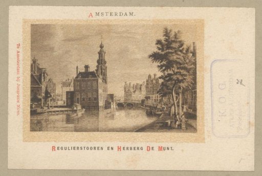 View of the Munttoren from the Singel