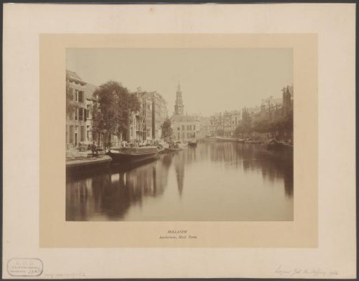View of the Munttoren from the Singel