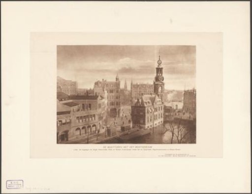 View of the Munttoren from the Singel
