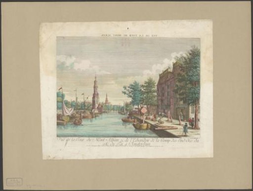 View of the Oude Schans and the Montelbaanstoren