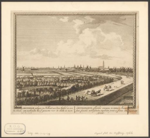 View of Amsterdam from the Spaarndammerdijk