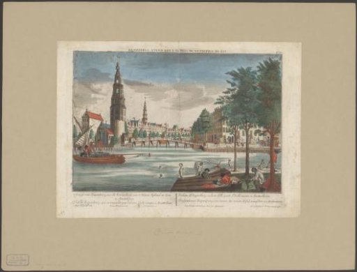 View of the Oudeschans in Amsterdam