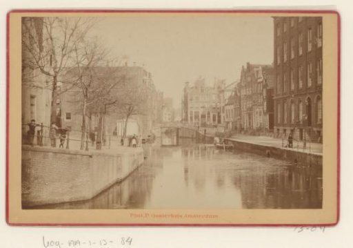 View of the Spui before the filling of the Osjessluis