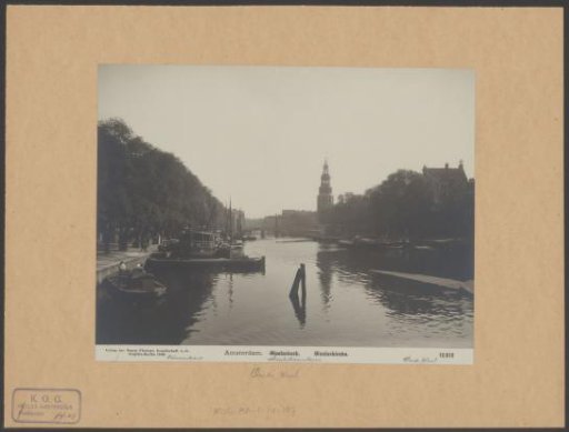 View of the Oude Waal with the Montelbaanstoren