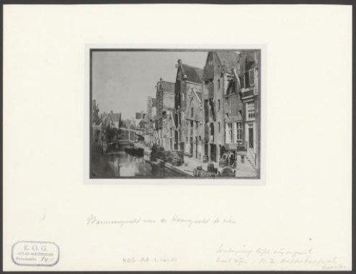 View of the Warmoesgracht or the Nieuwezijds Achterburgwal