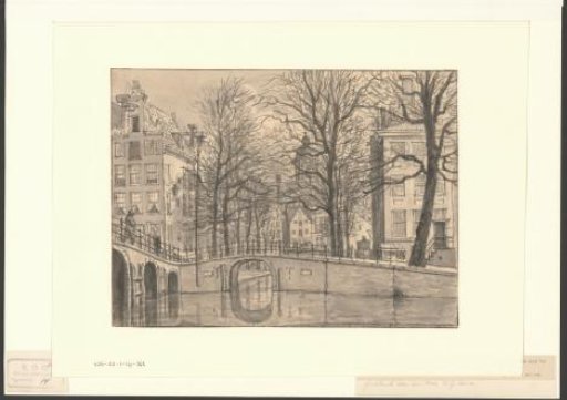 View of the Warmoesgracht from the Herengracht