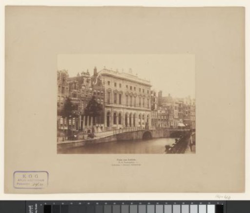 View of the old post office on the Nieuwezijds Voorburgwal