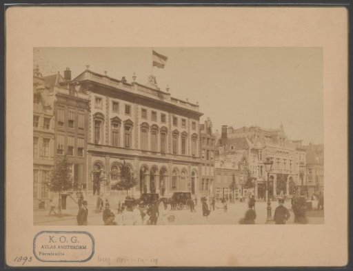 View of the old post office on the Nieuwezijds Voorburgwal