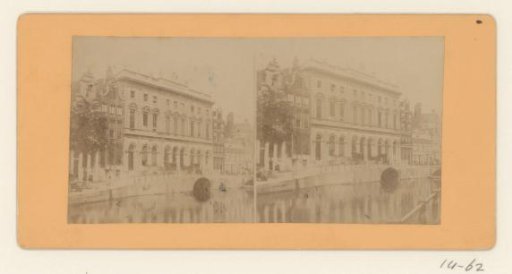 View of the old post office on the Nieuwezijds Voorburgwal