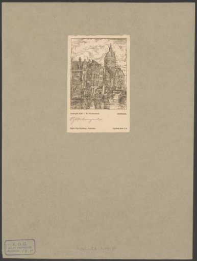 View of the Oudezijds Voorburgwal with the Basilica of Saint Nicholas