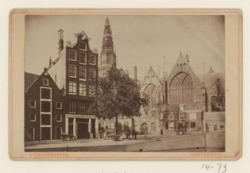 View of the Oudezijds Voorburgwal with the Old Church