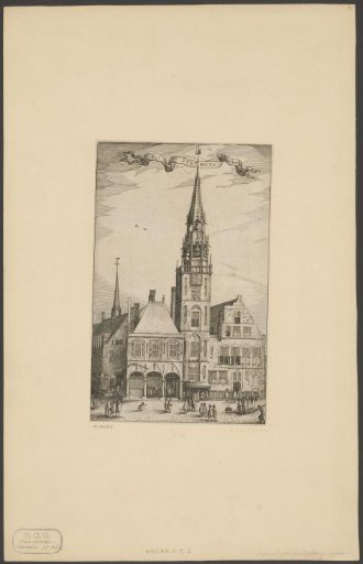 View of the old town hall of Amsterdam