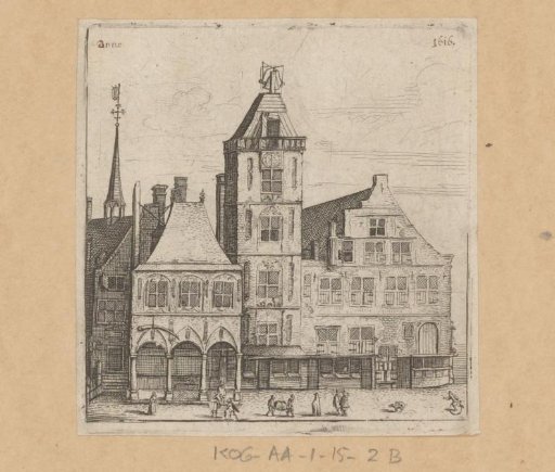 View of the old town hall of Amsterdam