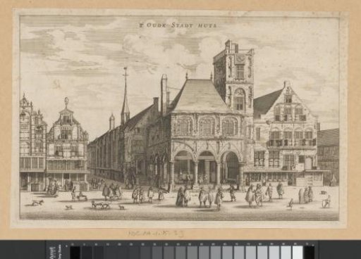 View of the old town hall of Amsterdam