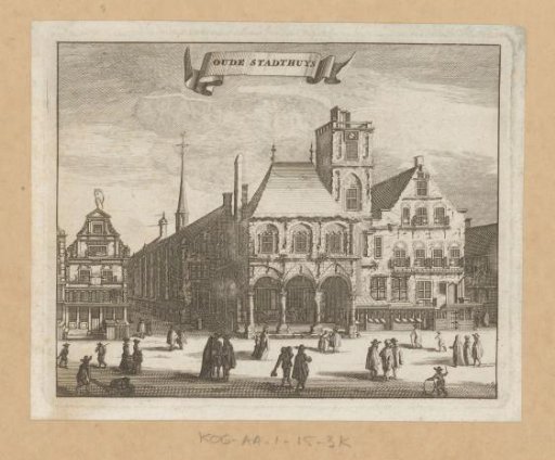 View of the old town hall of Amsterdam