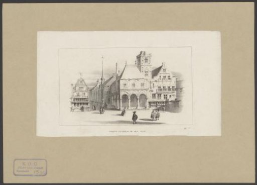 View of the old town hall of Amsterdam
