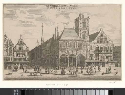 View of the old town hall of Amsterdam