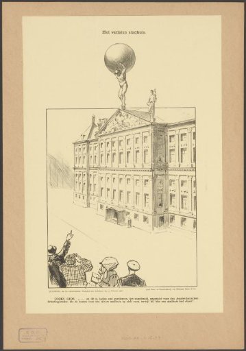 Satirical print on the Palace-City Hall issue