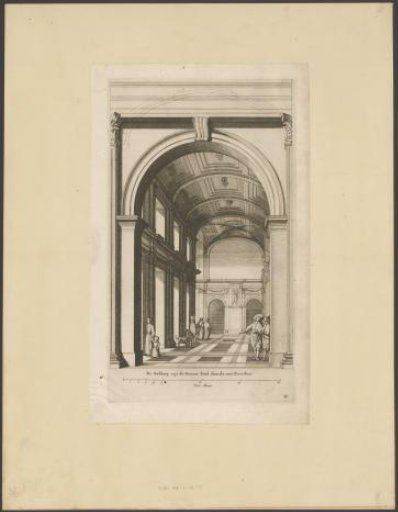 Part of the gallery surrounding the Burgerzaal in the Town Hall on the Dam