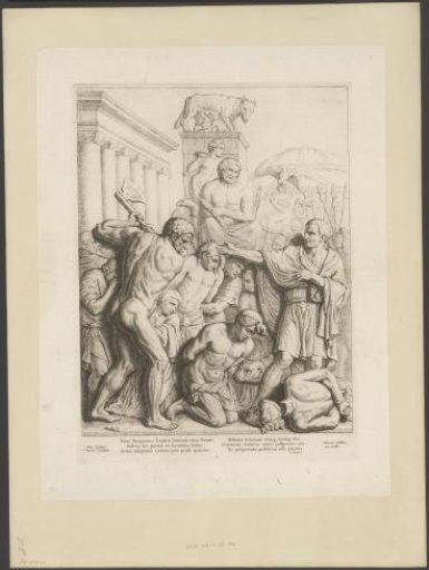 Relief with the Judgment of Lucius Junius Brutus in the Courtroom of the Town Hall on the Dam