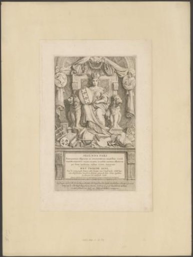 Amsterdam Maiden flanked by two lions
