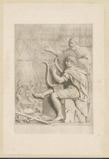 Relief with Amphion and Zethos in the Burgerzaal of the Town Hall on the Dam