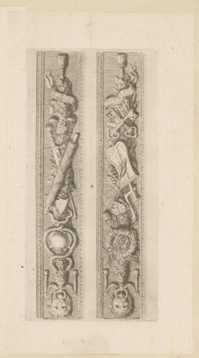 Two pilaster festoons in the Mayor's Chamber in the Town Hall on the Dam