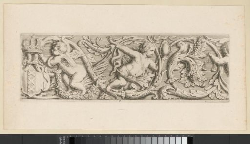 Part of a frieze on the mantelpiece in the Mayor's Council Chamber of the Town Hall on the Dam