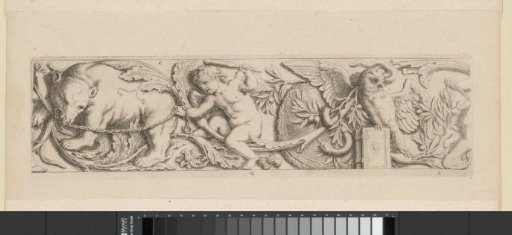 Part of a frieze on a mantelpiece in the Vroedschapskamer of the Town Hall on the Dam