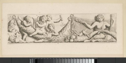 Part of a frieze on a mantelpiece in the Vroedschapskamer of the Town Hall on the Dam