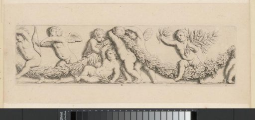 Part of a frieze on a mantelpiece in the Vroedschapskamer of the Town Hall on the Dam